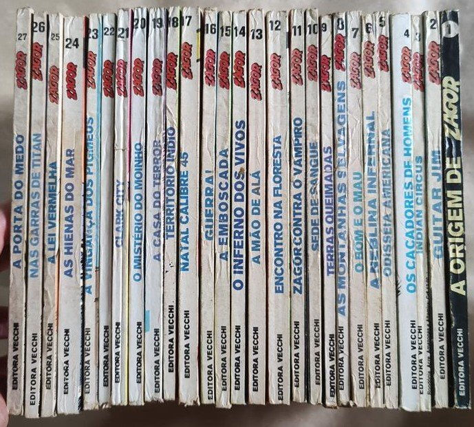 Miniatura: COLEÇÃO ZAGOR EDITORA VECCHI do nº 1 ao 53