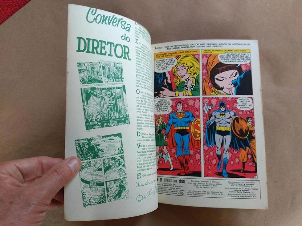 Miniatura: ALMANAQUE INVICTUS DC EM CORES 1970
