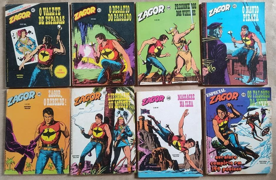 Miniatura: COLEÇÃO ZAGOR EDITORA VECCHI do nº 1 ao 53
