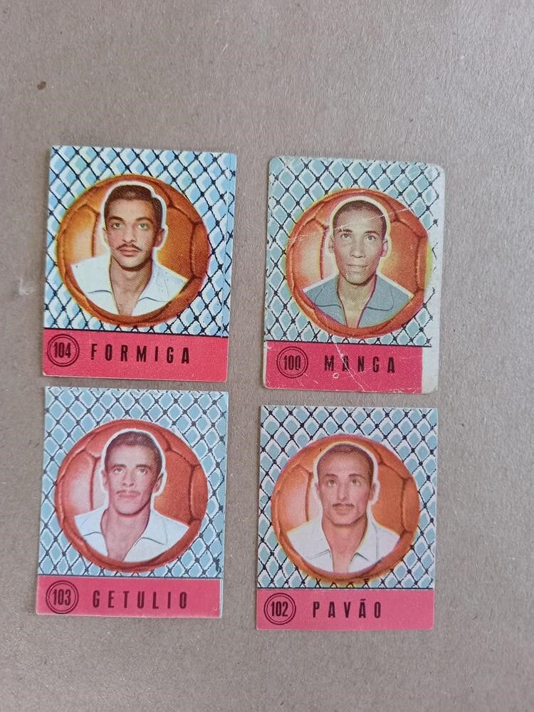 Miniatura: SANTOS QUIGOL - LOTE COM 8 FIGURINHAS -  ANOS 50