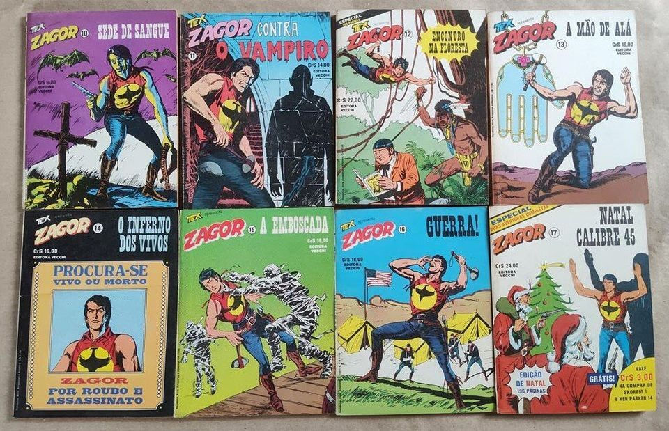 Miniatura: COLEÇÃO ZAGOR EDITORA VECCHI do nº 1 ao 53