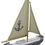 Miniatura: B1272 Enfeite barco com suporte