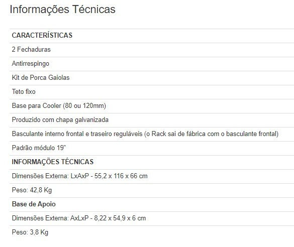Miniatura: Rack Outdoor Piso 24U x 600mm - IP55