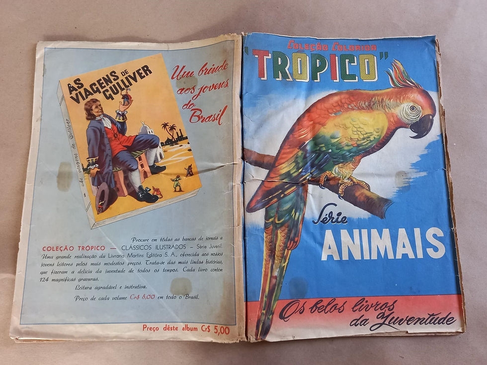 Miniatura: ÁLBUM DE FIGURINHAS TROPICO  - ANOS 50