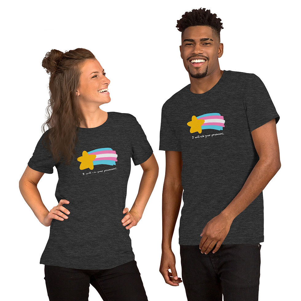 Thumbnail: I Will Use Your Pronouns - Unisex T-Shirt