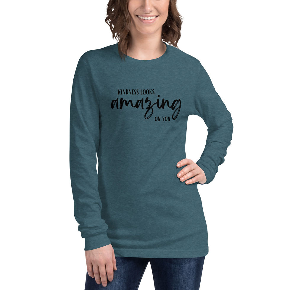 Thumbnail: Kindness Looks Amazing - Long Sleeve (Unisex)