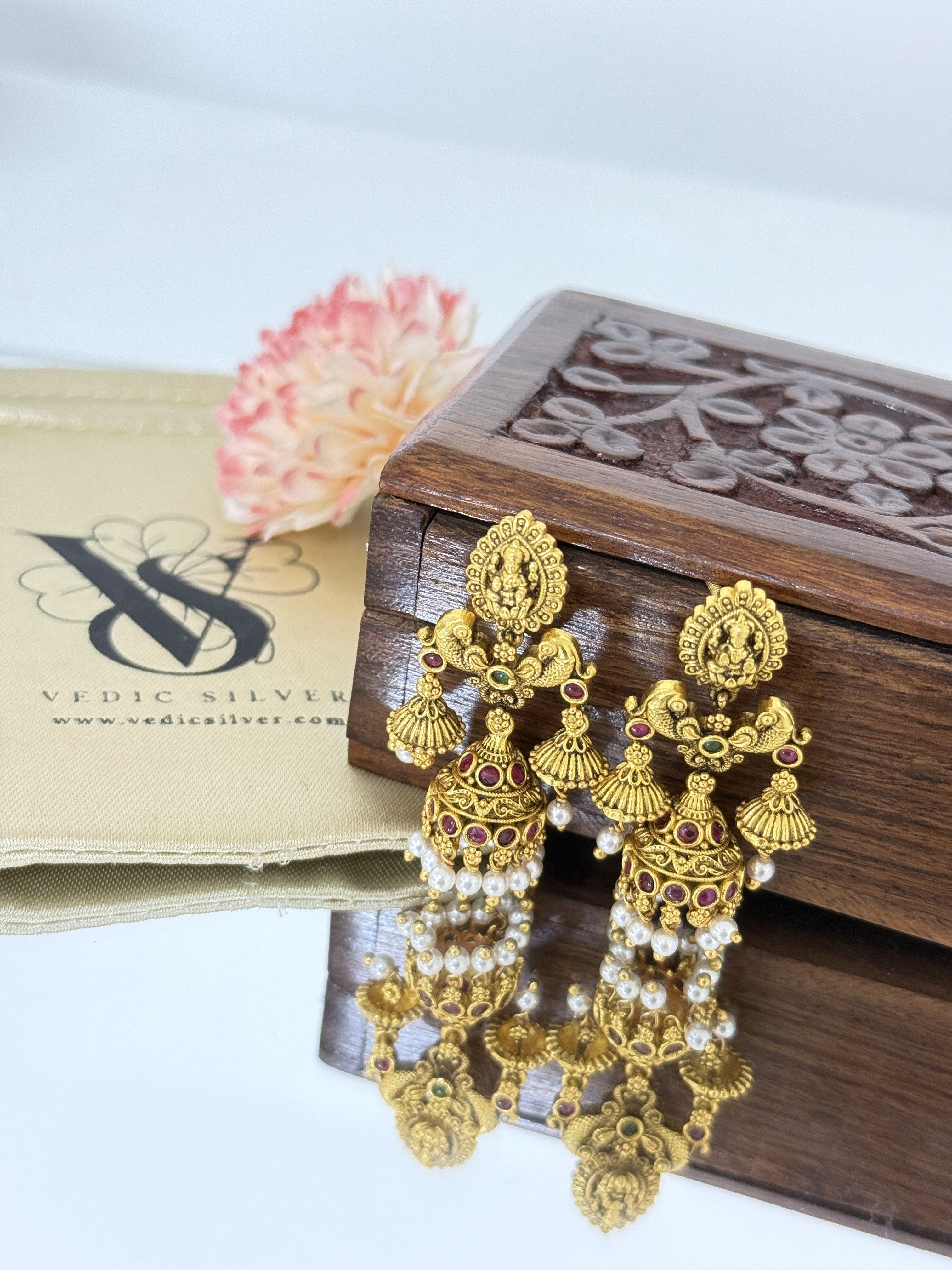92.5 Silver Jhumkas