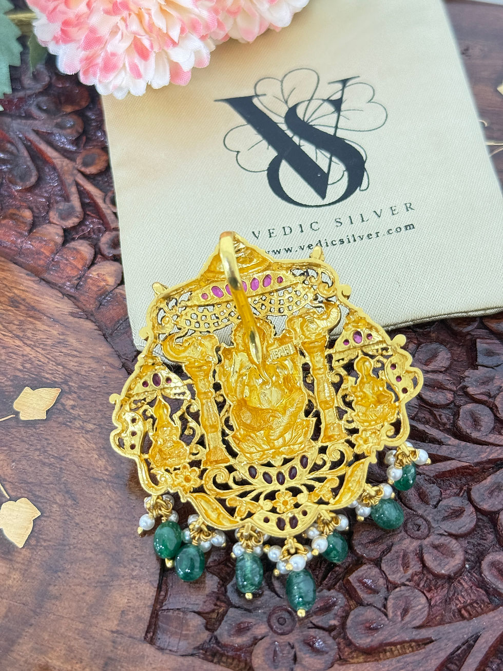 Thumbnail: Ganesha Gem Pendant Set
