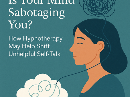 Is Your Mind Sabotaging You? How Hypnotherapy May Help Shift Unhelpful Self-Talk