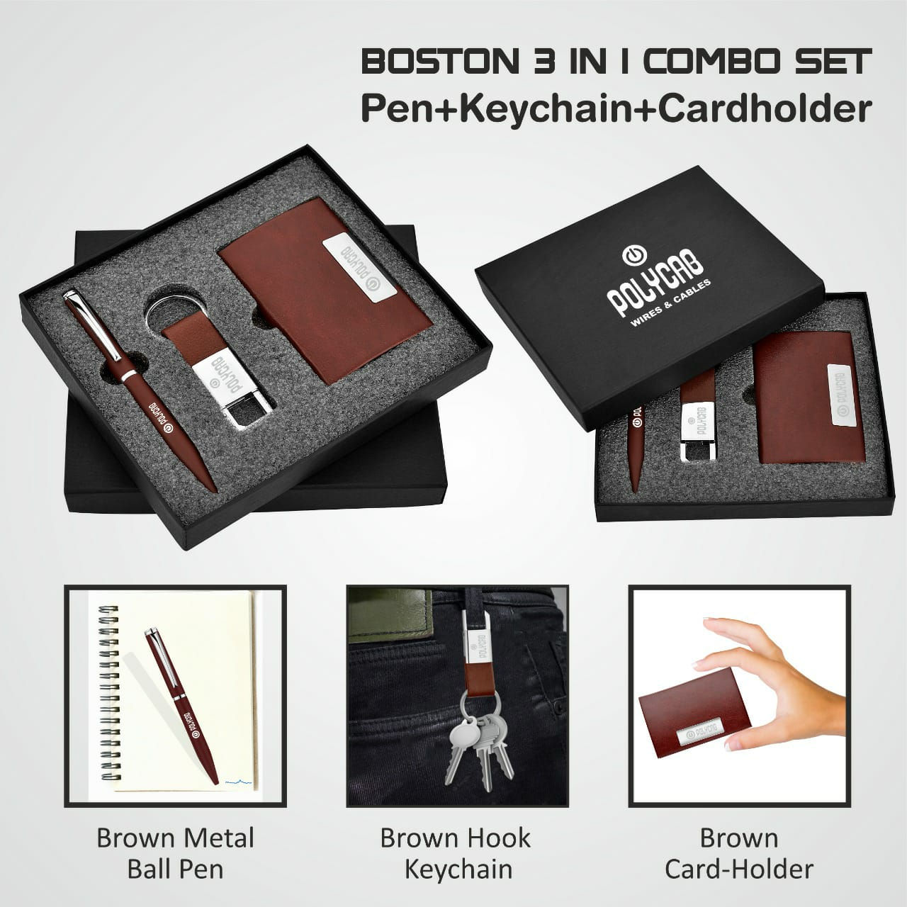Boston 3 in 1 Combo Set