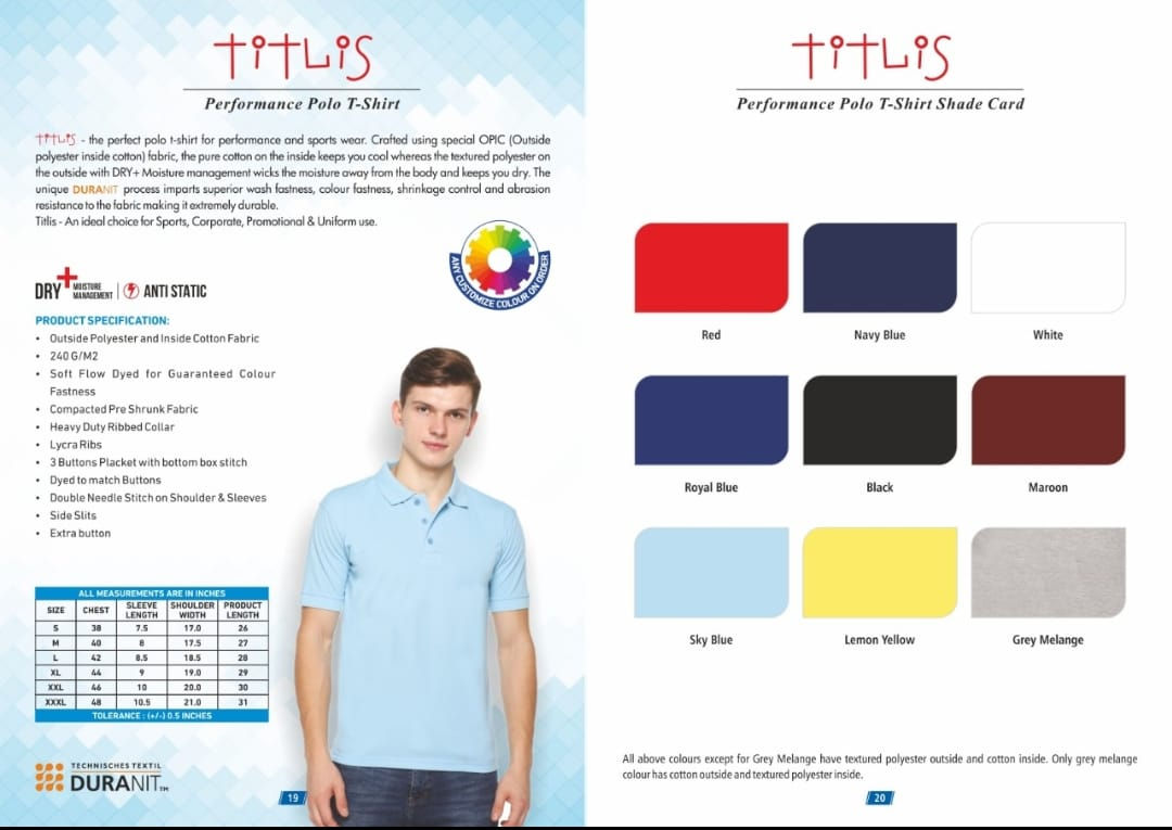 Titlis Performance Polo T-Shirt