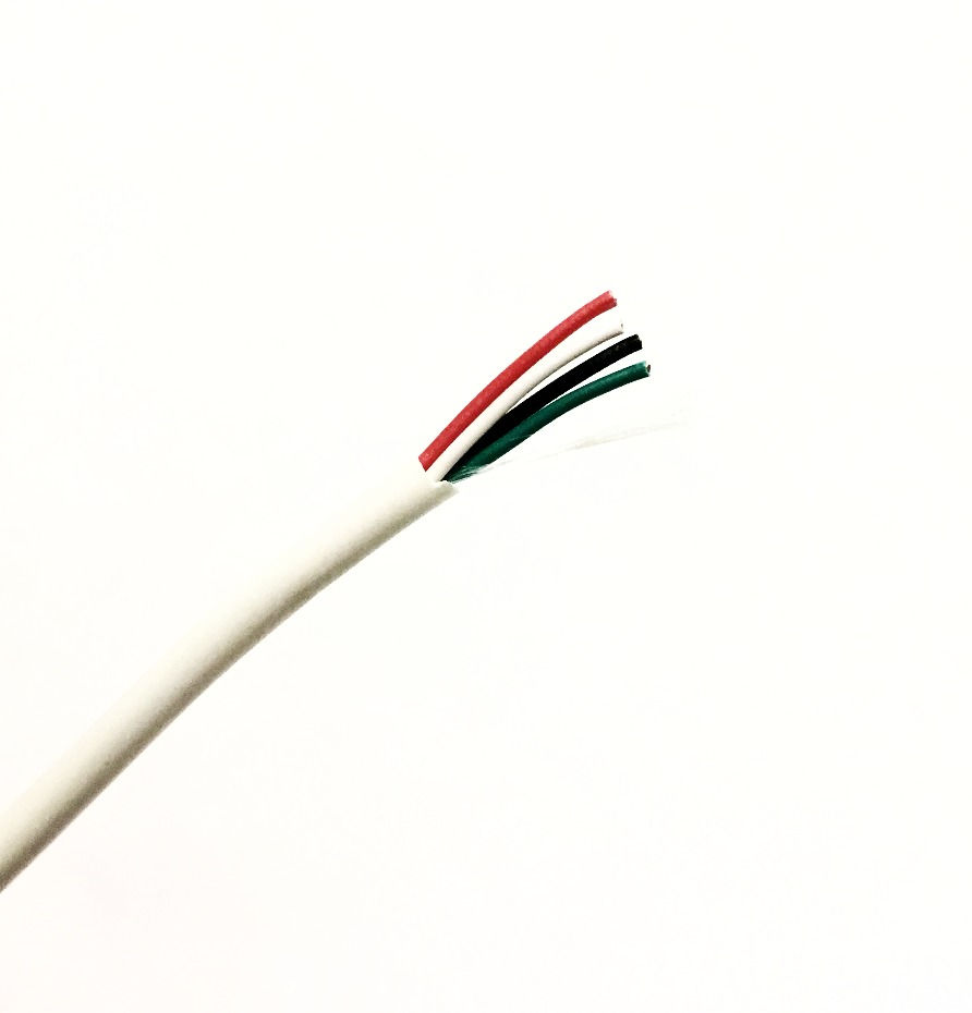 Miniatura: CABLE FOR RELIABLE CONTROLS SYSTEM - 22 AWG 4 CONDUCTOR WHITE NO SHIELD PLENUM