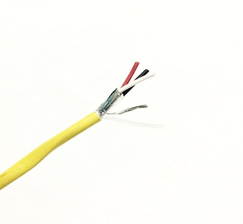 Miniatura: YELLOW 18 AWG 3 CONDUCTOR SHIELDED PLENUM