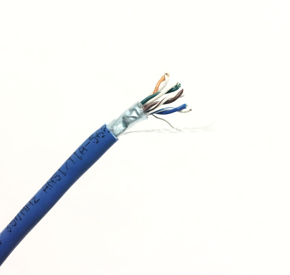 Thumbnail: SHIELDED BLUE CAT 5E PLENUM VOICE & DATA