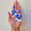 Thumbnail: Blue & Green Dangle Polymer Clay Earrings