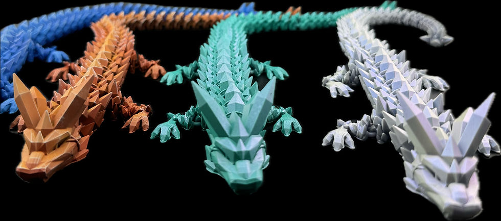 Thumbnail: Crystal Dragon - Painted