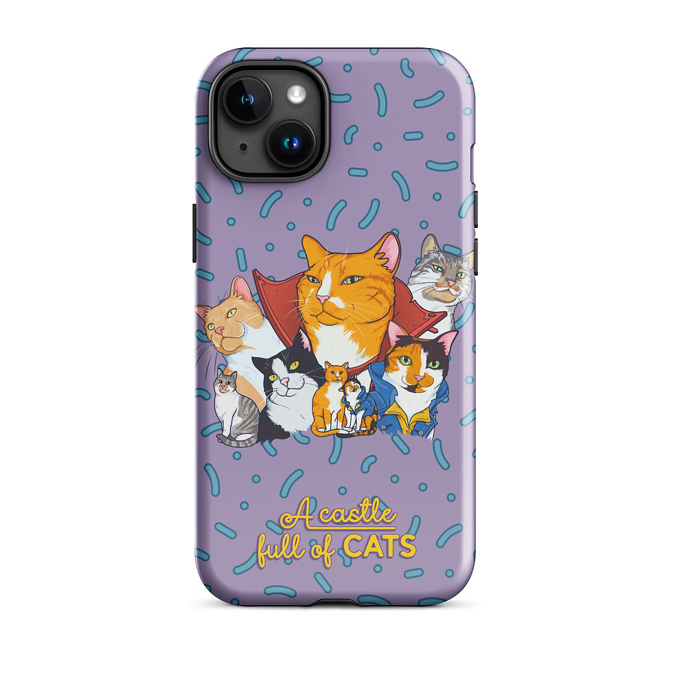 Thumbnail: Tough Case for iPhone® - A Castle Full of Cats