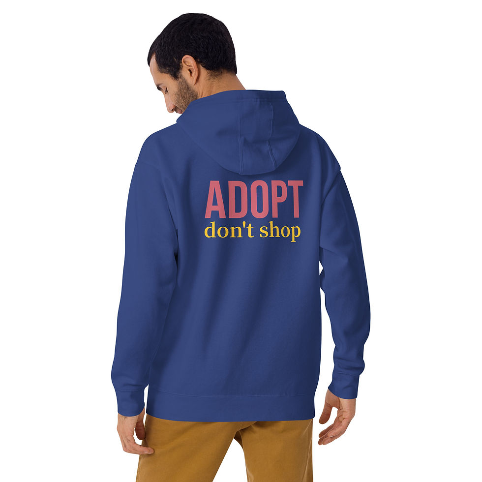 Thumbnail: Unisex Hoodie - Adopt, don't shop