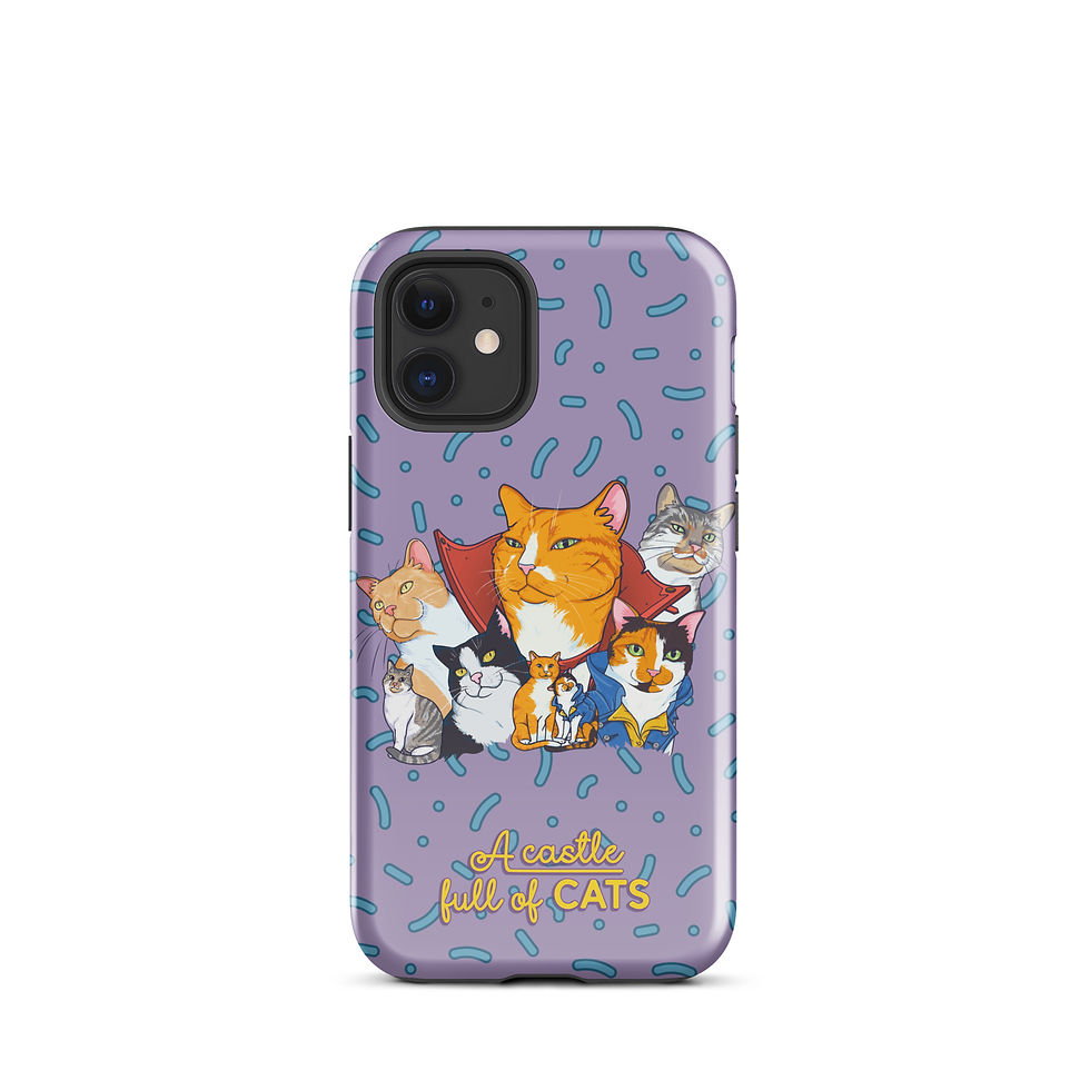 Thumbnail: Tough Case for iPhone® - A Castle Full of Cats