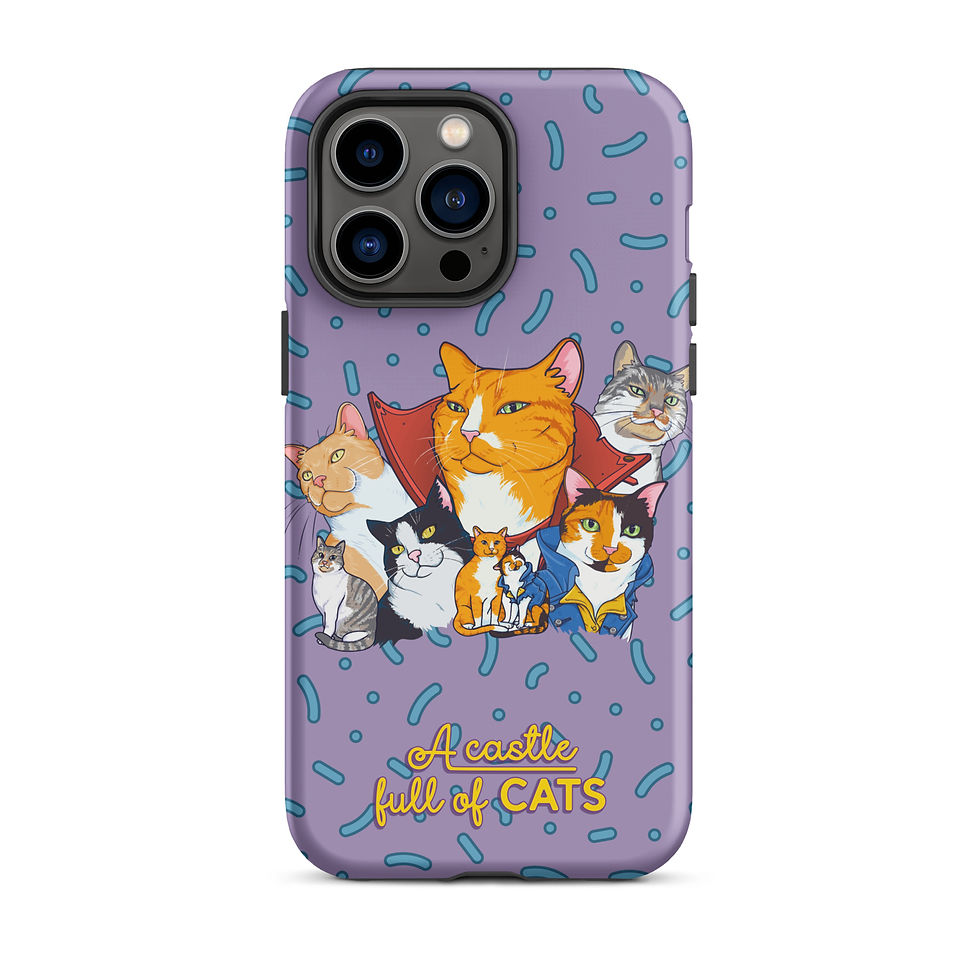 Thumbnail: Tough Case for iPhone® - A Castle Full of Cats