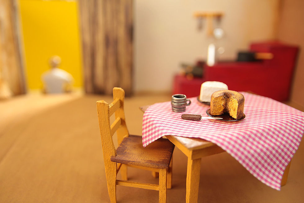 Detalhes da maquete de "Vida Marvada"