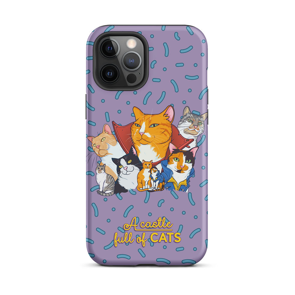 Thumbnail: Tough Case for iPhone® - A Castle Full of Cats