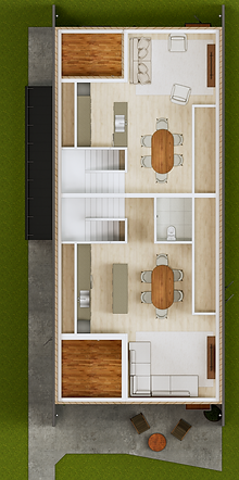 003 - Fourplex Layout Plans