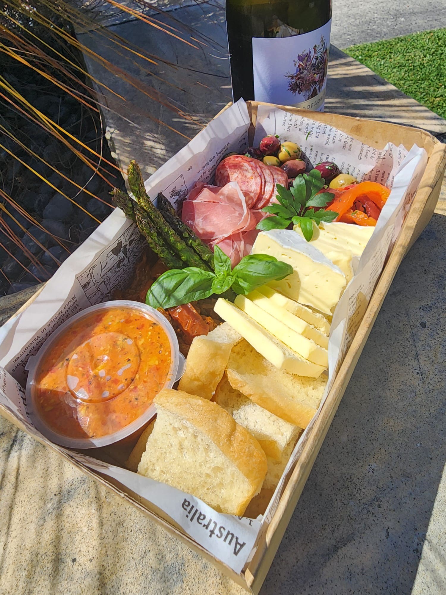 Arranged Food and Objects