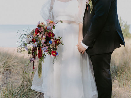 September Wedding at the Park Point Beach House in Duluth