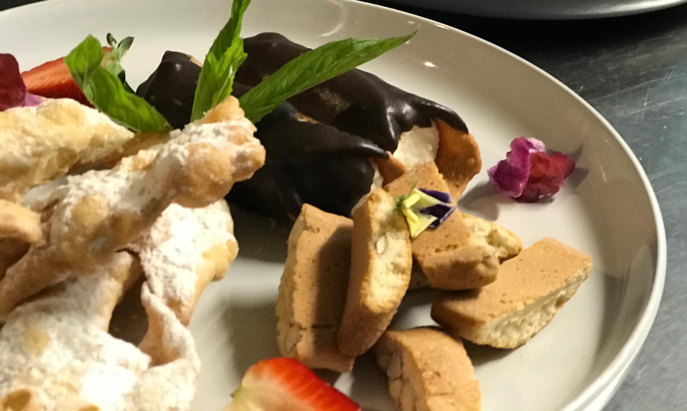 Arranged Food and Objects