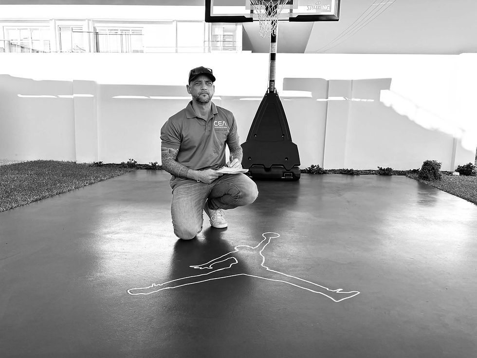 Jamie Wendt owner and founder of Concrete Engraving Australia - CEA