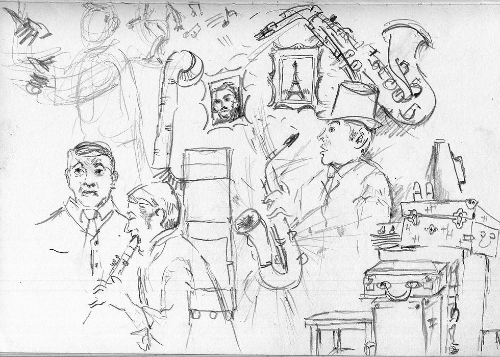 Das Saxophon (theatre scene)
