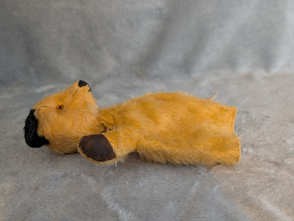 Thumbnail: Late 1950s Chad Valley Mohair Sooty Hand Puppet