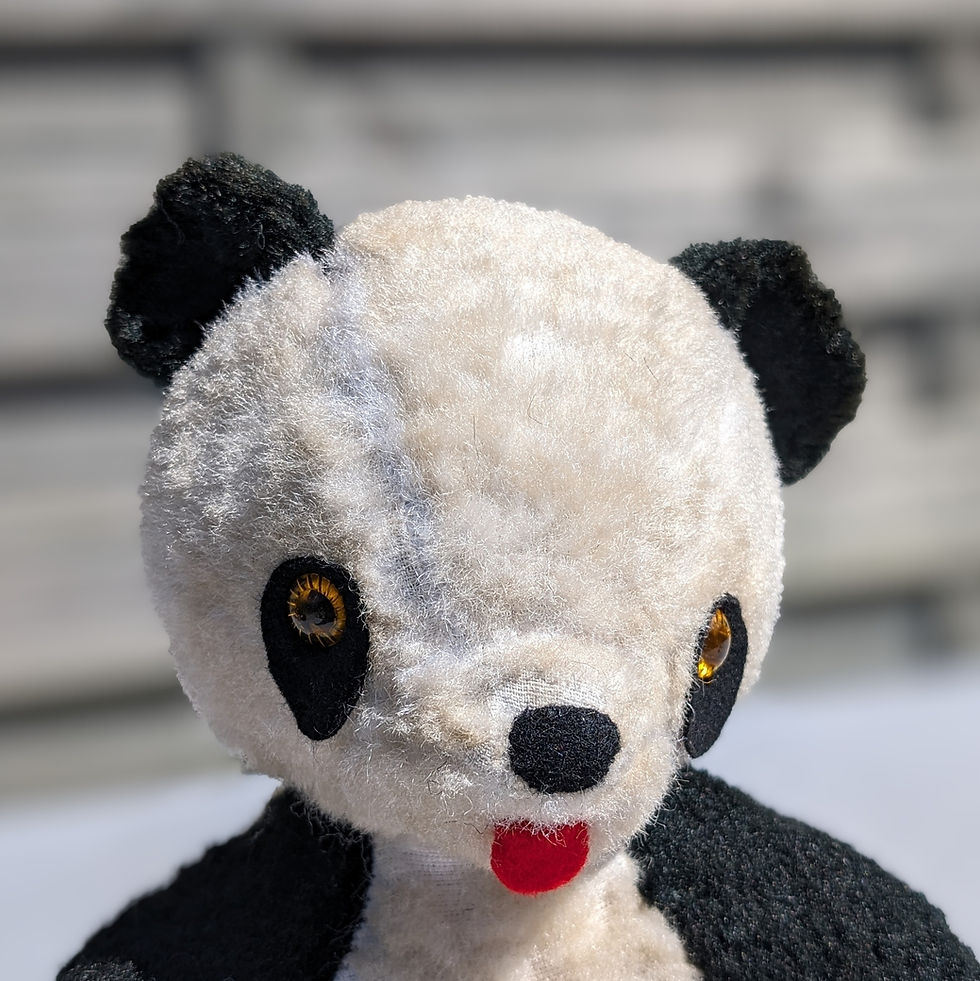 Thumbnail: 1960s Panda Possibly by Polly Toys