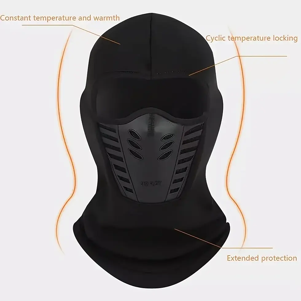 Miniatura: Winter Ski Mask Balaclava Face Cover Windproof and Warm