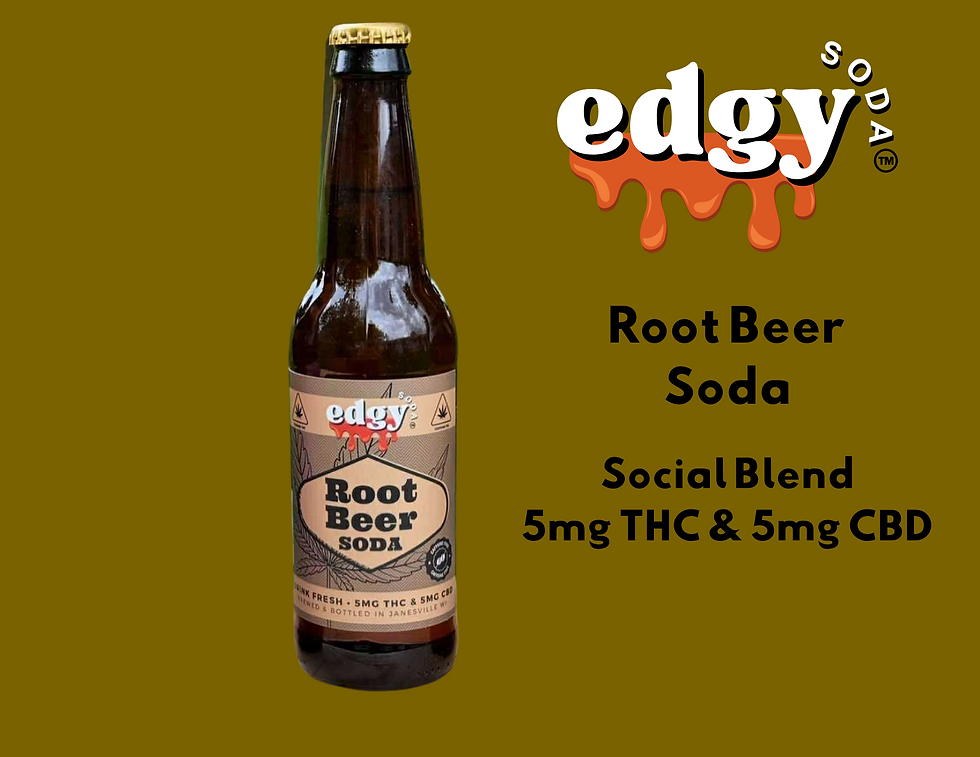 Edgy 1 bottle Root Beer