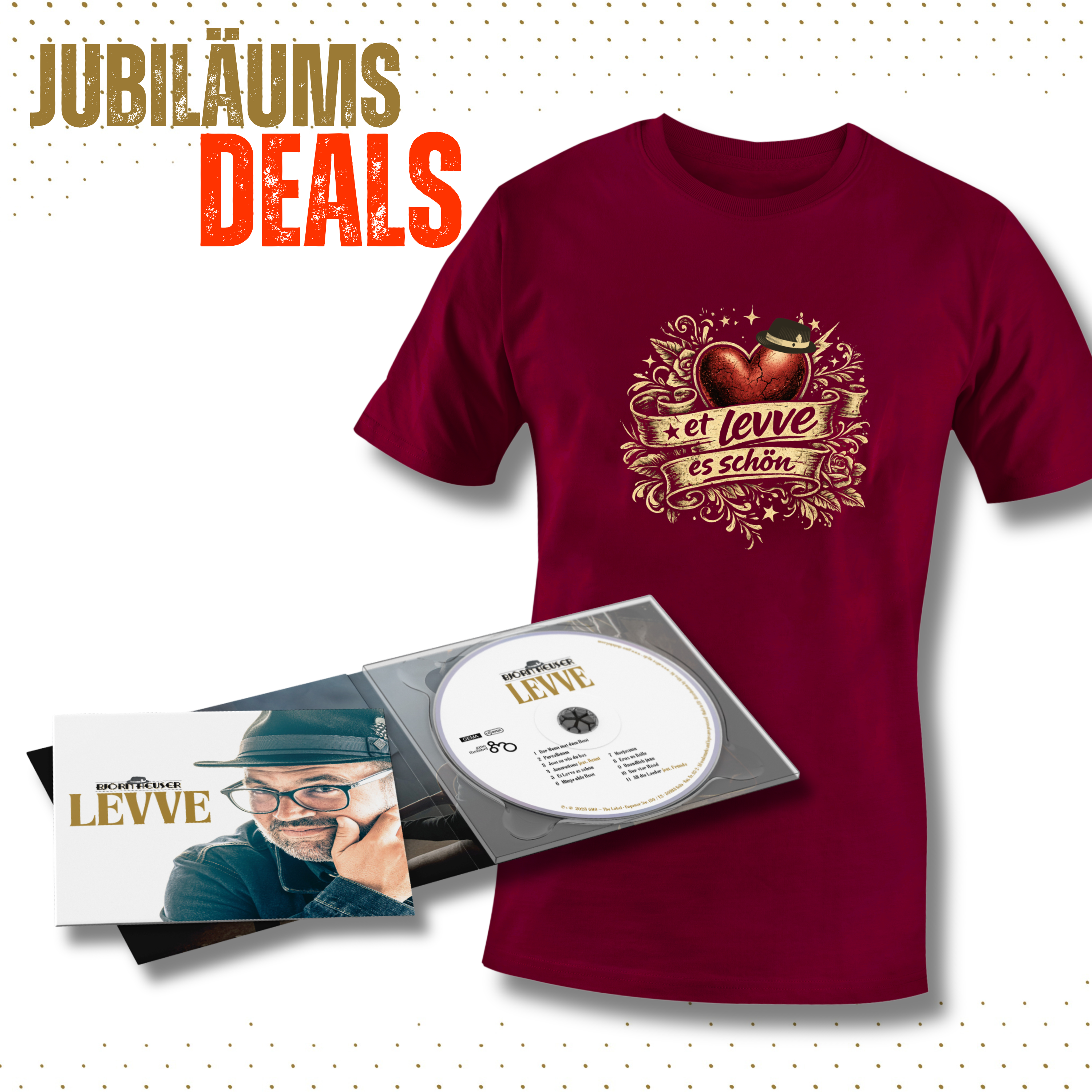 JUBILÄUMS DEAL Shirt & CD