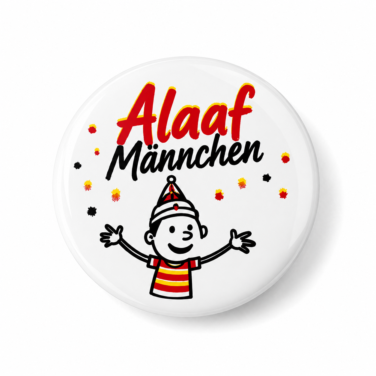 Button "Alaaf-Männchen"