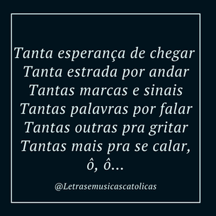 Tanta esperança (Pe. Zezinho)