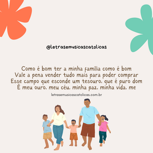 É bom ter Família (é no campo da vida)