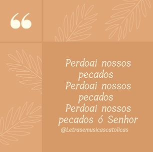 Perdoai nossos pecados (Pe. Zezinho)