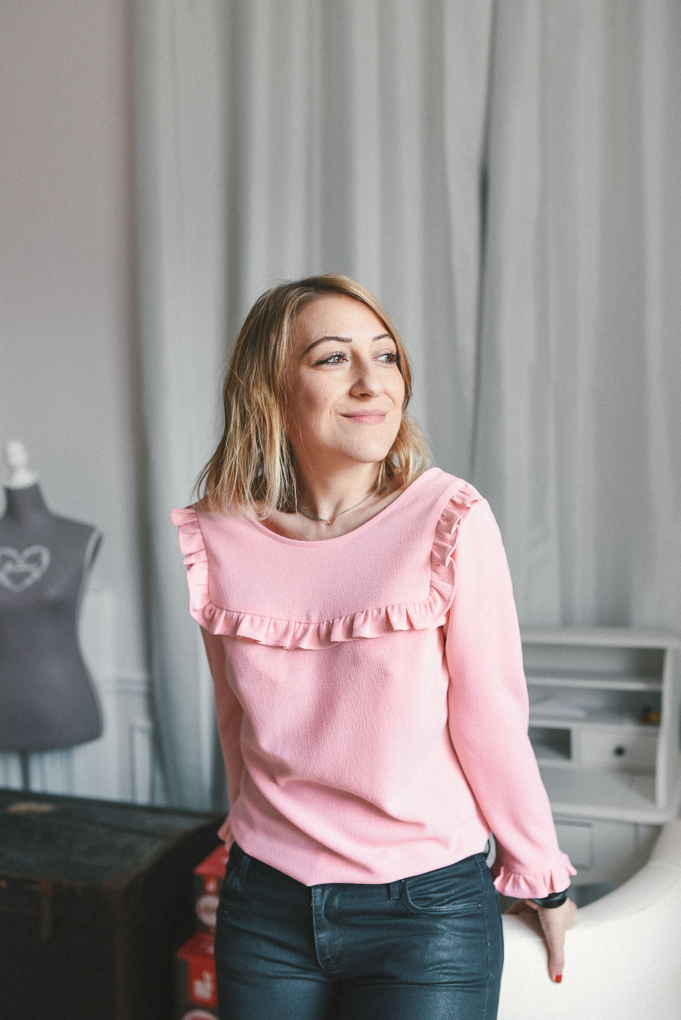 Blouse Alma rose