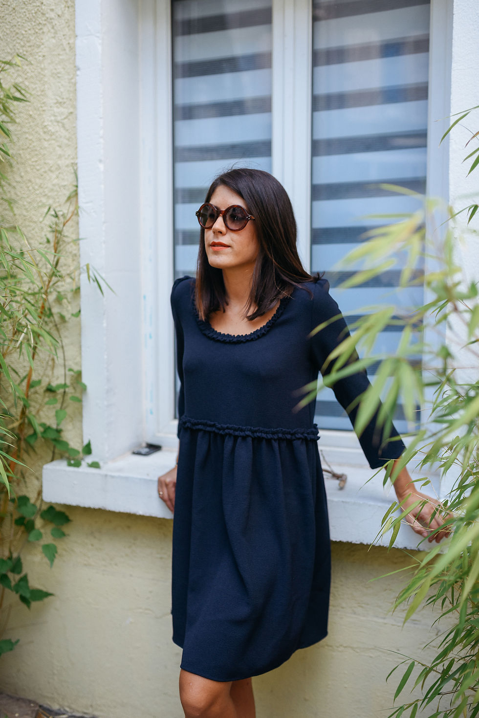 Miniature : Robe Hannah Bleu marine - Intemporels