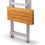 Thumbnail: Folding table single bamboo - 50 x 50 x 60 cm - 4043729161009