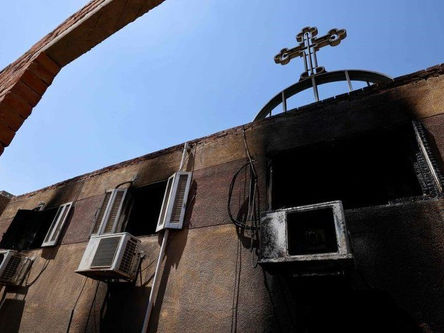 Egypt: At least 41 dead in Giza Coptic church fire