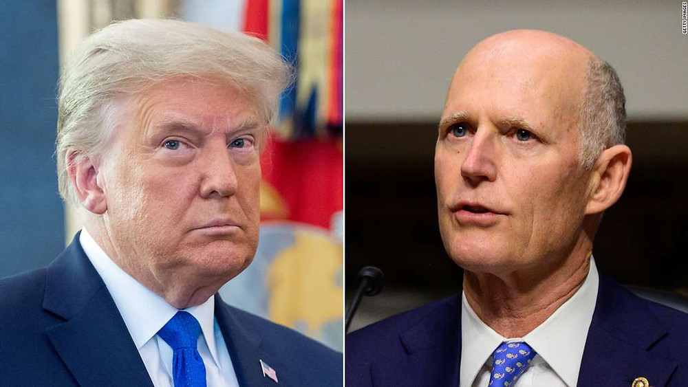 Donald Trump and Rick Scott