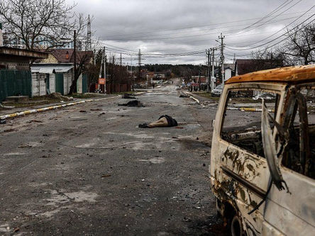 Ukraine regains control of area around Kyiv, Streets covered with dead bodies