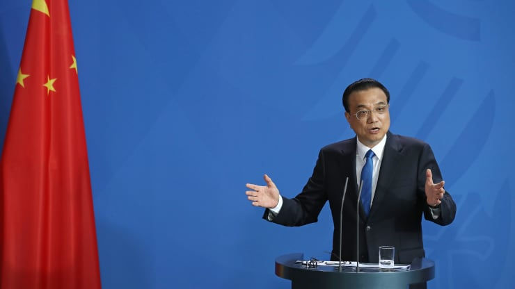 Chinese Premier Li Keqiang