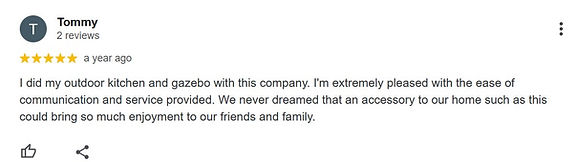 review of the company Outdoor kitchens and pools in Sunrise