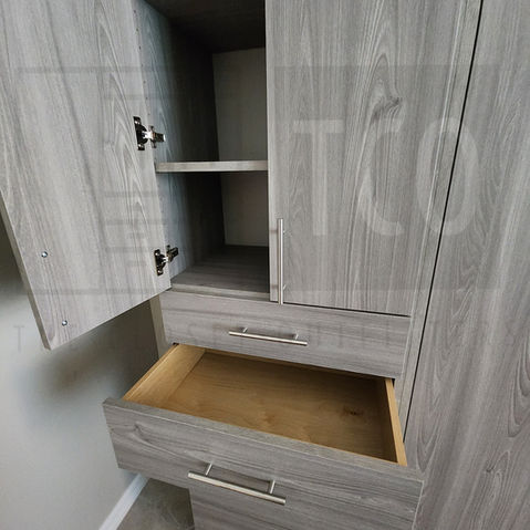 Closet drawer & door